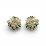Thallo Gold-Tone Silver Earrings