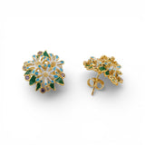 Thallo Gold-Tone Silver Earrings