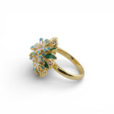 Thallo Gold-Tone Silver Ring