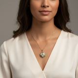Thallo Gold-Tone Silver Necklace