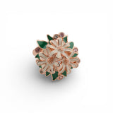 Thallo Rose-Gold-Plated Silver Ring