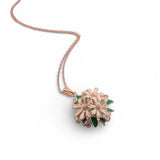 Thallo Rose-Gold-Plated Silver Necklace