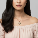 Thallo Rose-Gold-Plated Silver Necklace