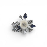 Florabelle Dark-Tone Silver Ring