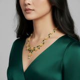 Florabelle Gold-Tone Silver Necklace