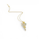 Florabelle Gold-Tone Silver Necklace
