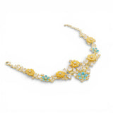 Florabelle Gold-Tone Silver Bracelet