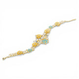 Florabelle Gold-Tone Silver Bracelet