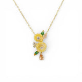 Florabelle Gold-Tone Silver Necklace