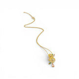 Florabelle Gold-Tone Silver Necklace