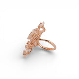 Florabelle Rose-Gold-Plated Silver Ring