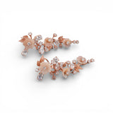 Florabelle Rose-Gold-Plated Silver Earrings