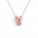 Florabelle Rose-Gold-Plated Silver Necklace