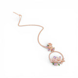 Eterna Rose-Gold-Plated Silver Necklace