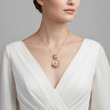 Eterna Rose-Gold-Plated Silver Necklace