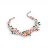 Eterna Rose-Gold-Plated Silver Bracelet