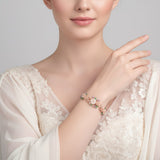 Eterna Rose-Gold-Plated Silver Bracelet