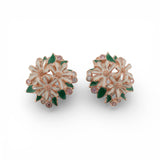 Thallo Rose-Gold-Plated Silver Earrings