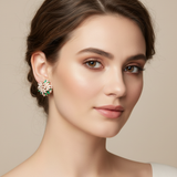 Thallo Rose-Gold-Plated Silver Earrings