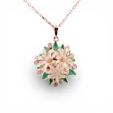 Thallo Rose-Gold-Plated Silver Necklace