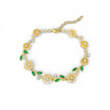Florabelle Gold-Tone Silver Bracelet