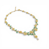 Florabelle Gold-Tone Silver Necklace