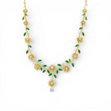 Florabelle Gold-Tone Silver Necklace